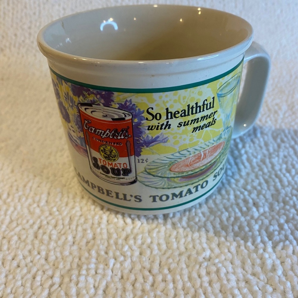 Campbell's Soup Tomato Ceramic‎ Mug 1994 Westwood Vintage Advertising